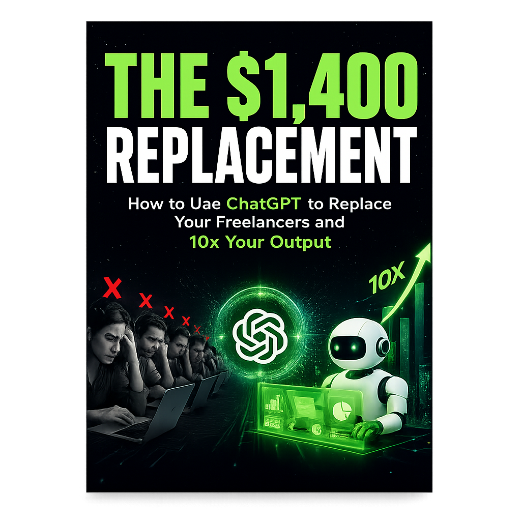 The $1,400 Replacement: How to Use ChatGPT to Replace Your Freelancers and 10x Your Output